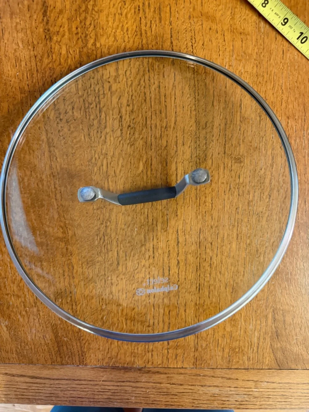 Calphalon Select Replacement Lid 10 Inches glass Preowned Great Condition